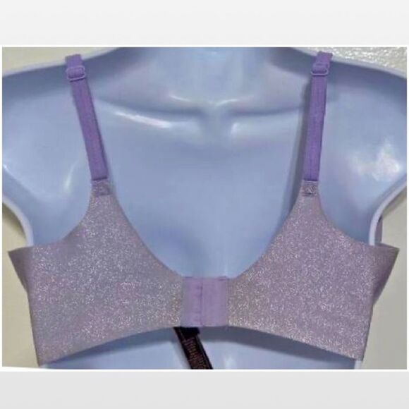 Victory’s Secret Bra Purple Lavender Silver Sparkle - Picture 8 of 16
